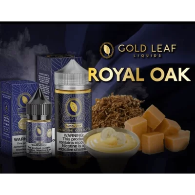 نكهة رويال اوك من شركة قولد ليف 30مل سولت نيكوتين Gold Leaf E-Liquid's - 1