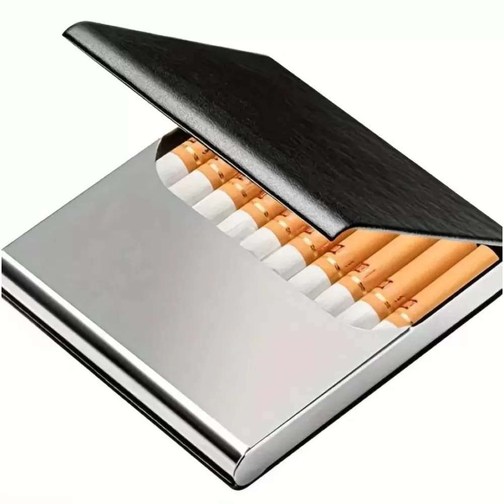 Sleek Stainless Cigarette Case