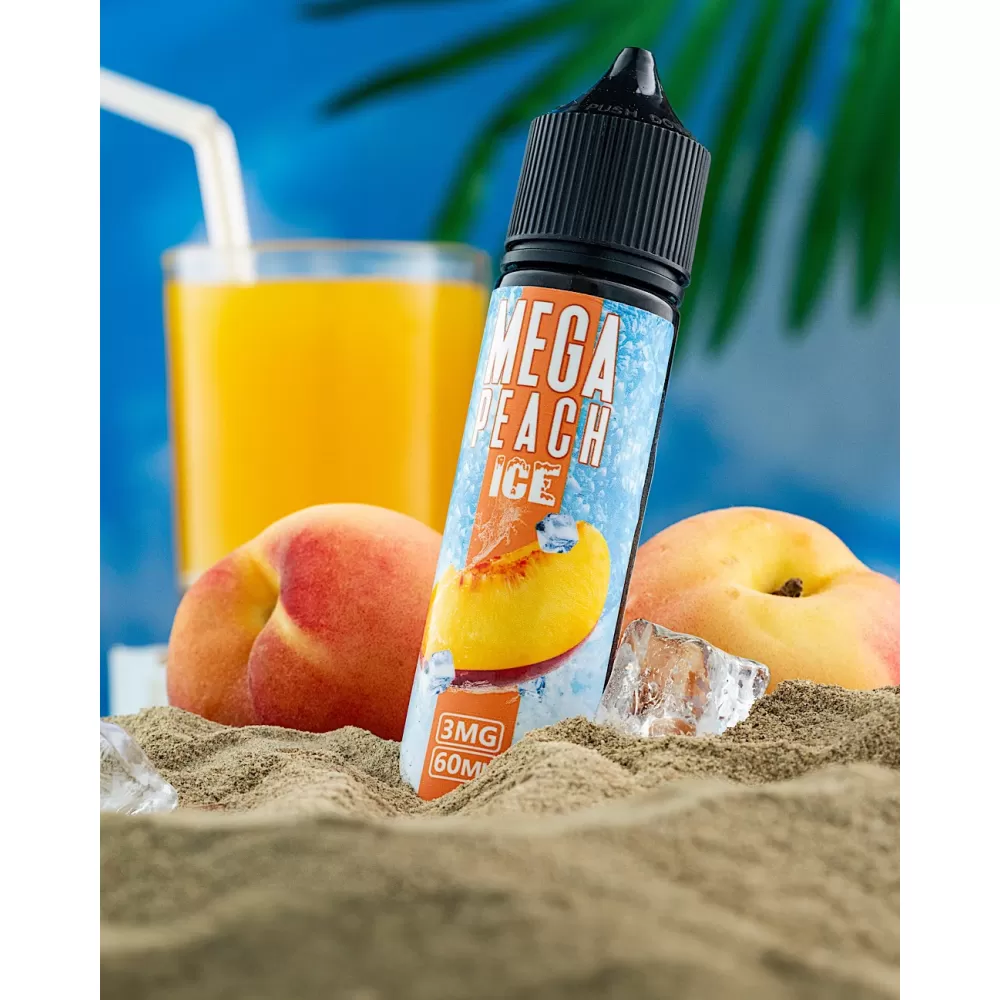 Mega Peach Ice By Grand E-Liquid Flavors 50ML