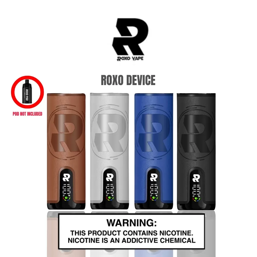 Roxo Vape Reusable DTL Device 750mAh, Airflow Control, Screen Display